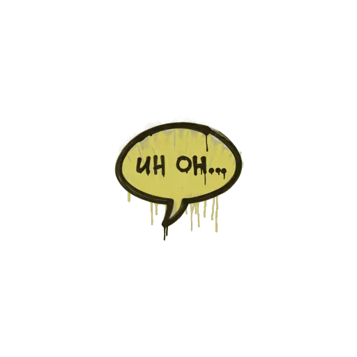 Sealed Graffiti | Uh Oh (Tracer Yellow)