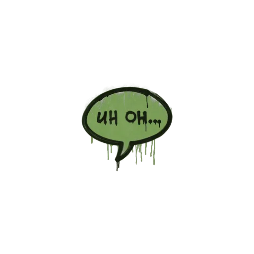 Sealed Graffiti | Uh Oh (Battle Green)