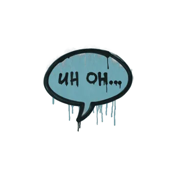 Sealed Graffiti | Uh Oh (Wire Blue)