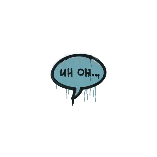 Sealed Graffiti | Uh Oh (Wire Blue)