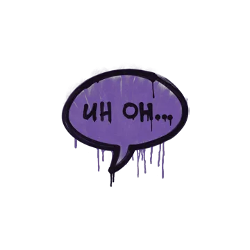 Sealed Graffiti | Uh Oh (Monster Purple)