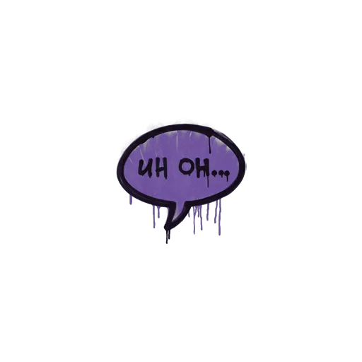 Sealed Graffiti | Uh Oh (Monster Purple)