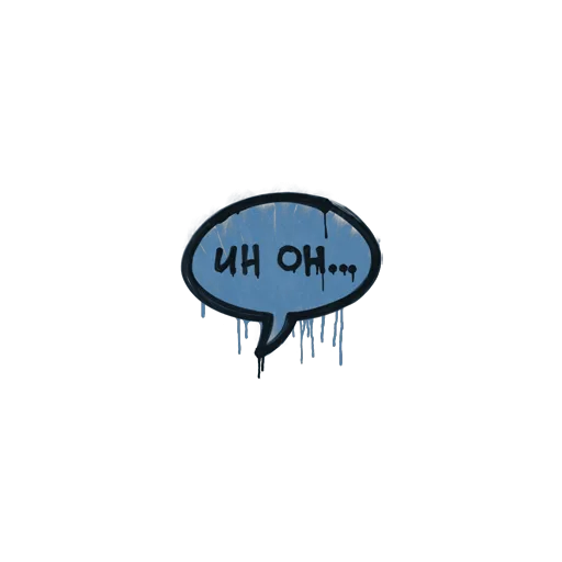 Sealed Graffiti | Uh Oh (Monarch Blue)
