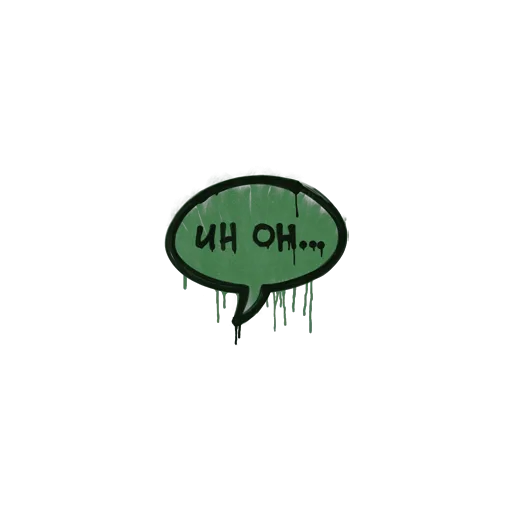 Sealed Graffiti | Uh Oh (Jungle Green)