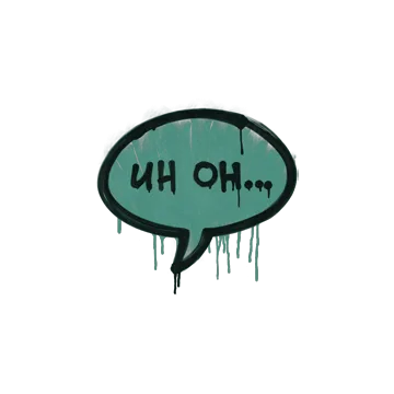 Sealed Graffiti | Uh Oh (Frog Green)