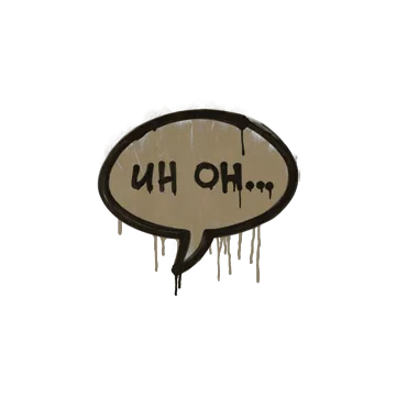 Sealed Graffiti | Uh Oh (Dust Brown)