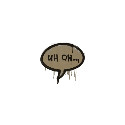Sealed Graffiti | Uh Oh (Dust Brown)