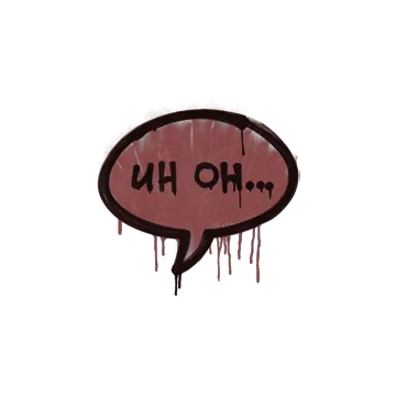 Sealed Graffiti | Uh Oh (Brick Red)