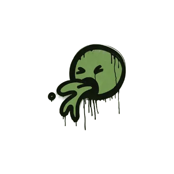Sealed Graffiti | Puke (Battle Green)