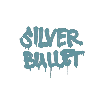 Sealed Graffiti | Silver Bullet (Wire Blue)