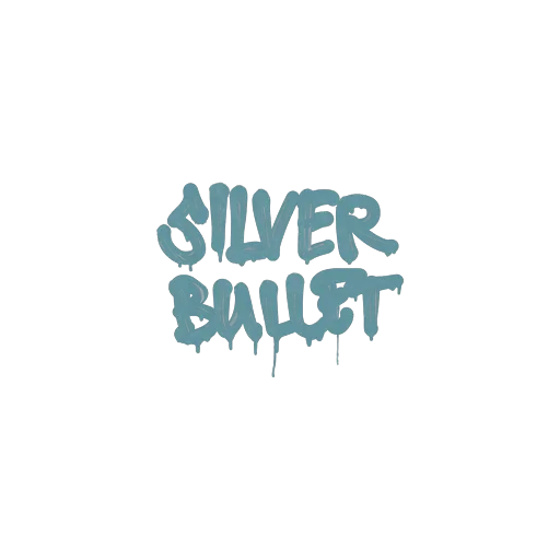 Sealed Graffiti | Silver Bullet (Wire Blue)
