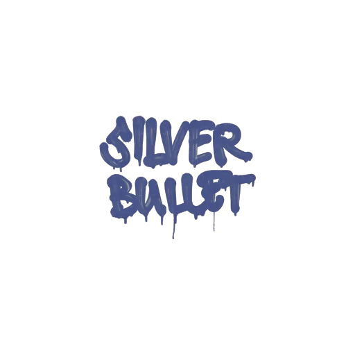 Sealed Graffiti | Silver Bullet (SWAT Blue)