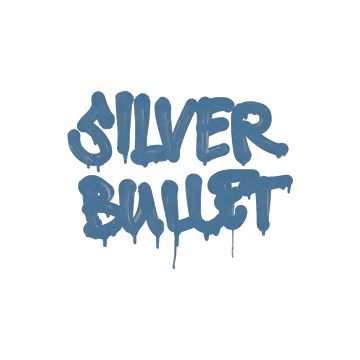 Sealed Graffiti | Silver Bullet (Monarch Blue)