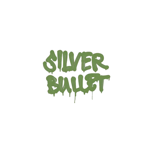 Sealed Graffiti | Silver Bullet (Battle Green)