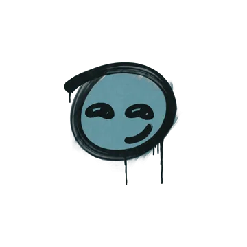 Sealed Graffiti | Smirk (Wire Blue)