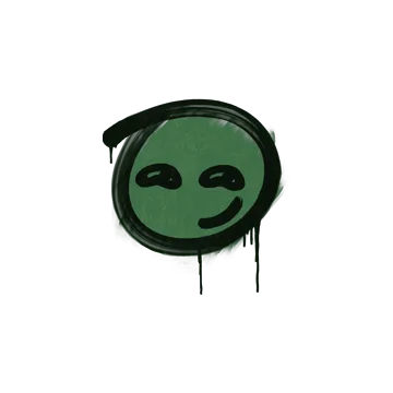 Sealed Graffiti | Smirk (Jungle Green)