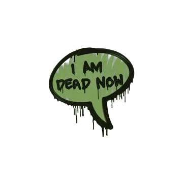 Sealed Graffiti | Dead Now (Battle Green)