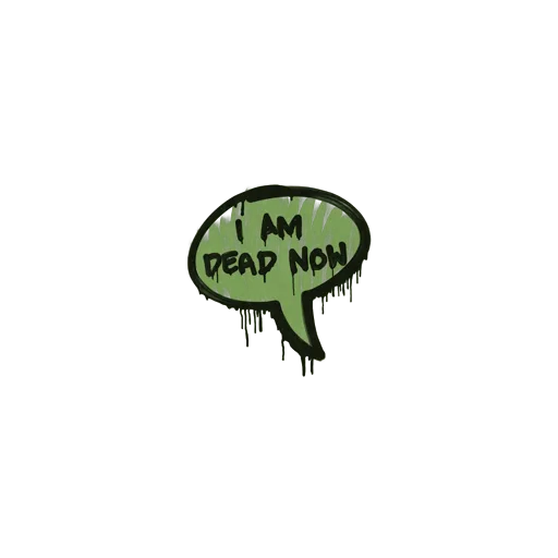 Sealed Graffiti | Dead Now (Battle Green)