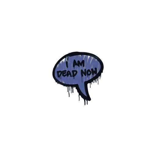 Sealed Graffiti | Dead Now (SWAT Blue)