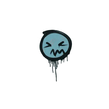 Sealed Graffiti | Grimace (Wire Blue)