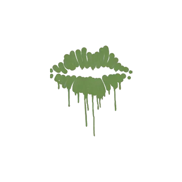 Sealed Graffiti | Kiss (Battle Green)