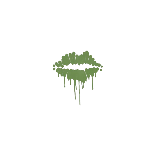 Sealed Graffiti | Kiss (Battle Green)