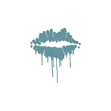 Sealed Graffiti | Kiss (Wire Blue)