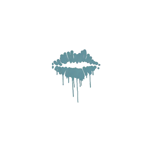 Sealed Graffiti | Kiss (Wire Blue)