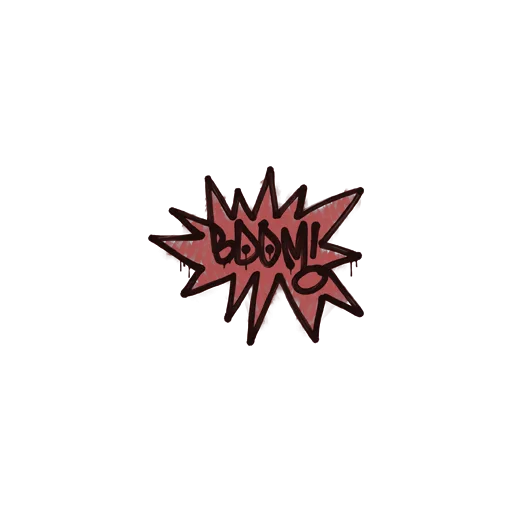 Sealed Graffiti | BOOM (Blood Red)