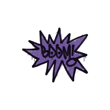 Sealed Graffiti | BOOM (Monster Purple)