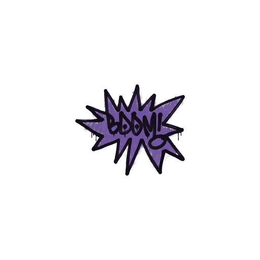 Sealed Graffiti | BOOM (Monster Purple)