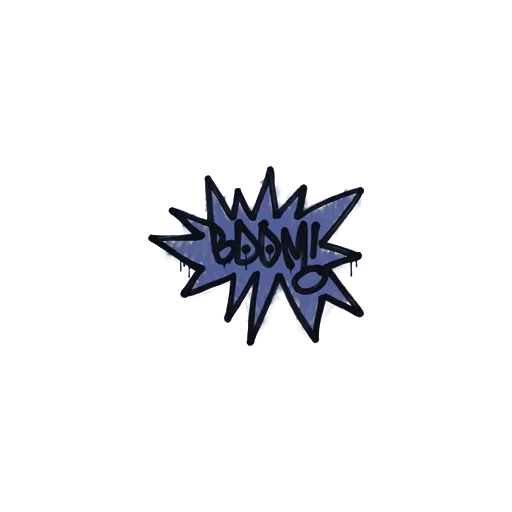Sealed Graffiti | BOOM (SWAT Blue)