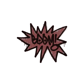 Sealed Graffiti | BOOM (Brick Red)
