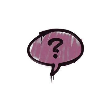 Sealed Graffiti | Question Mark (Princess Pink)