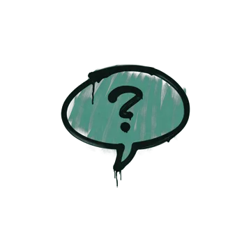 Sealed Graffiti | Question Mark (Frog Green)