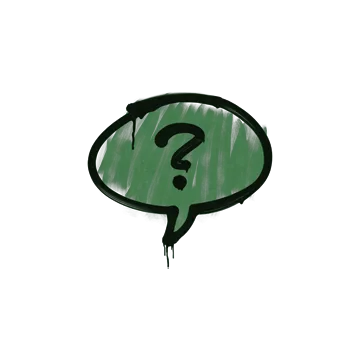 Sealed Graffiti | Question Mark (Jungle Green)