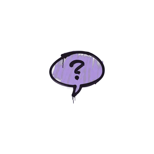 Sealed Graffiti | Question Mark (Violent Violet)