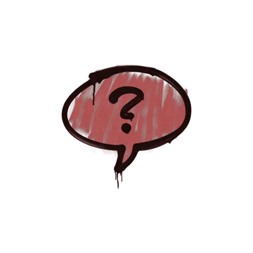 Sealed Graffiti | Question Mark (Blood Red)