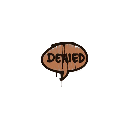 Sealed Graffiti | Denied (Tiger Orange)