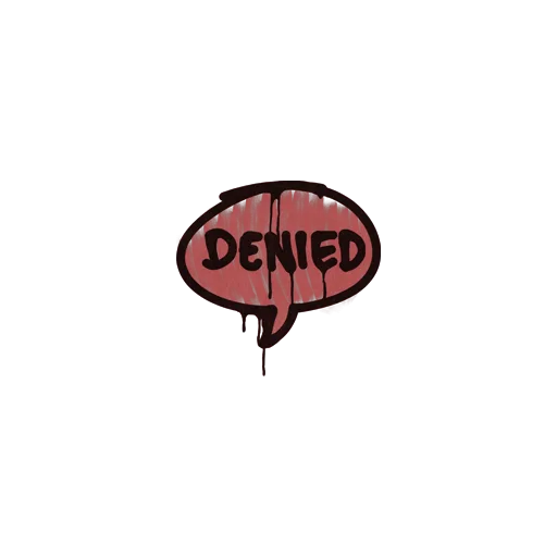 Sealed Graffiti | Denied (Blood Red)