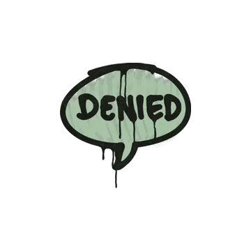Sealed Graffiti | Denied (Cash Green)