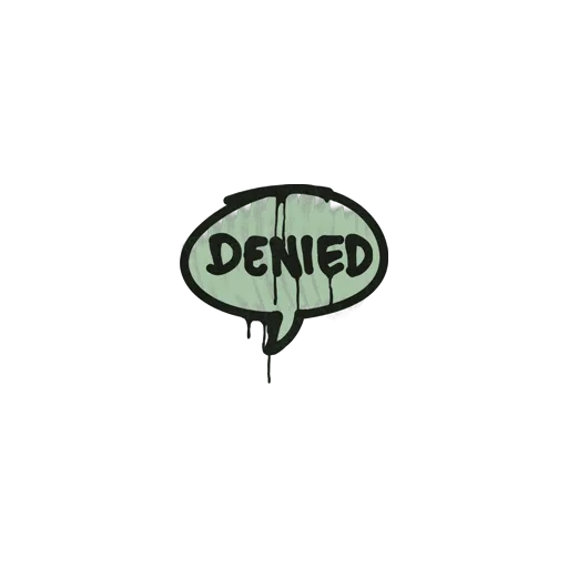 Sealed Graffiti | Denied (Cash Green)