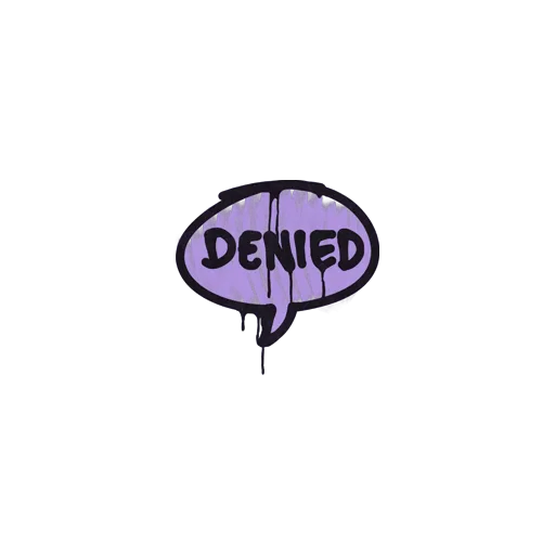 Sealed Graffiti | Denied (Violent Violet)