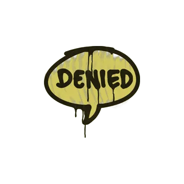 Sealed Graffiti | Denied (Tracer Yellow)