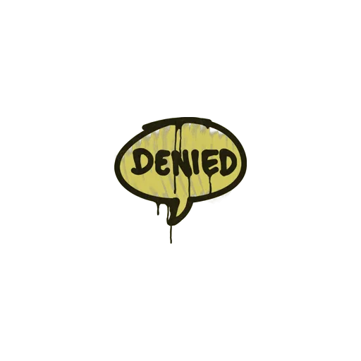 Sealed Graffiti | Denied (Tracer Yellow)