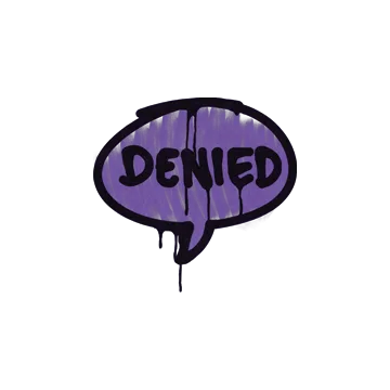 Sealed Graffiti | Denied (Monster Purple)