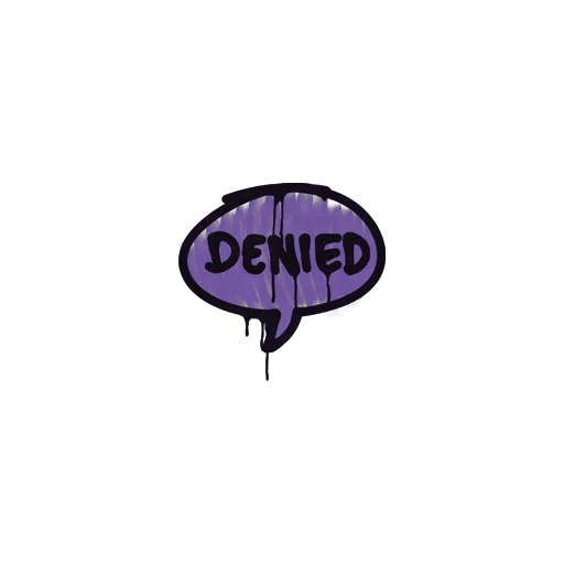 Sealed Graffiti | Denied (Monster Purple)