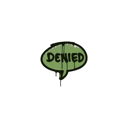 Sealed Graffiti | Denied (Battle Green)