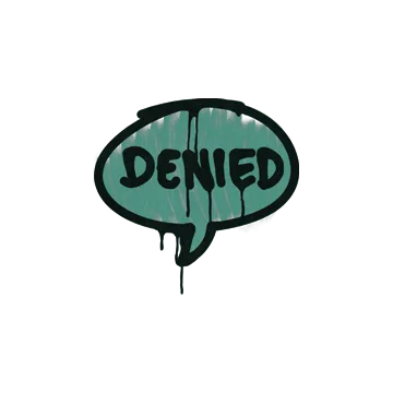 Sealed Graffiti | Denied (Frog Green)
