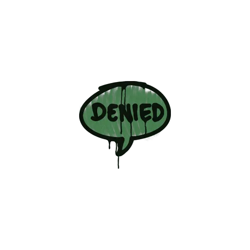 Sealed Graffiti | Denied (Jungle Green)